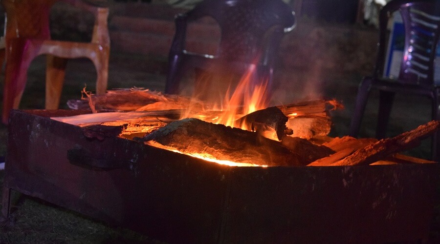Bonfire Activity in Rishikesh