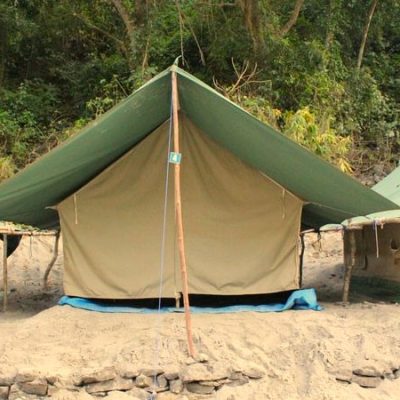 Beach Side Tent in Rishikesh