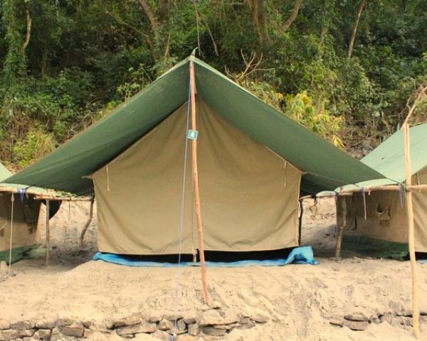 Beach Side Tent in Rishikesh