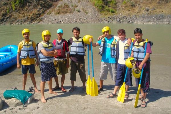 Beach Camp Activity Rishikesh