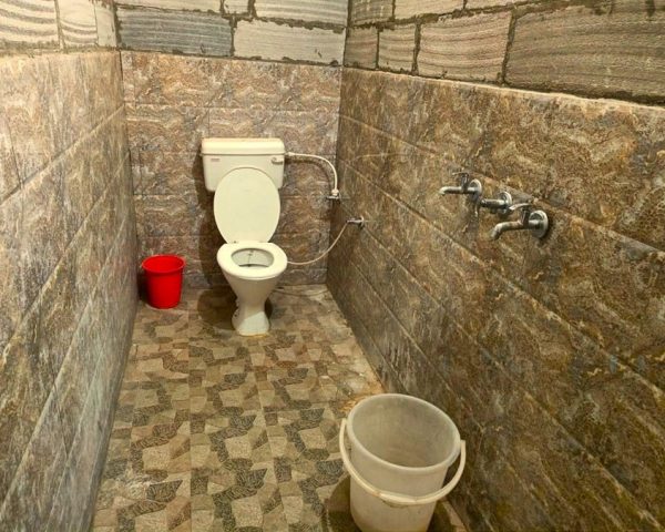 Shivpuri River Side Camping Washroom