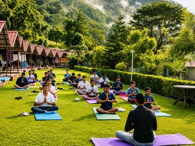 Yoga Session in Crossfire
