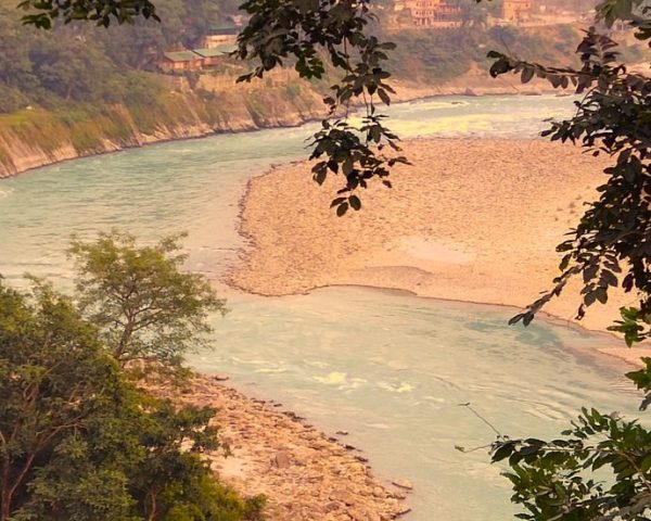 Ganga River View from Camp Crossfire